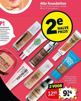 Kruidvat Foundation aanbieding