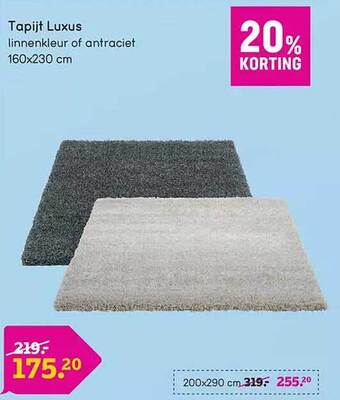 Leen Bakker Tapijt luxus aanbieding