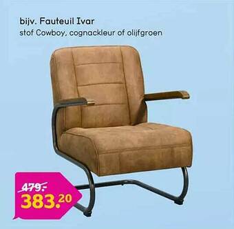 Leen Bakker Fauteuil ivar aanbieding