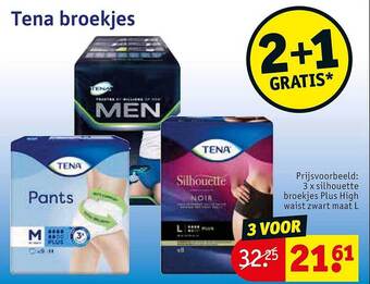 Kruidvat Tena broekjes aanbieding