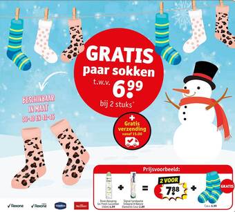 Kruidvat Sokken aanbieding