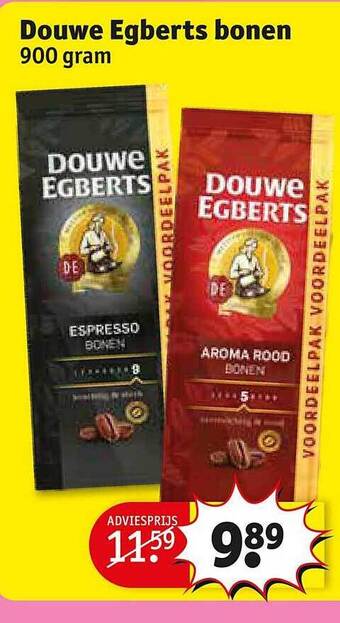 Kruidvat Douwe egberts bonen aanbieding