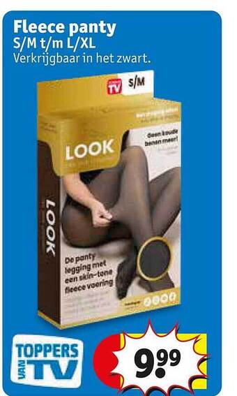 Kruidvat Fleece panty aanbieding