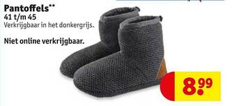 Kruidvat Pantoffels aanbieding