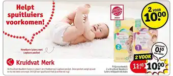 Kruidvat Kruidvat newborn luiers aanbieding