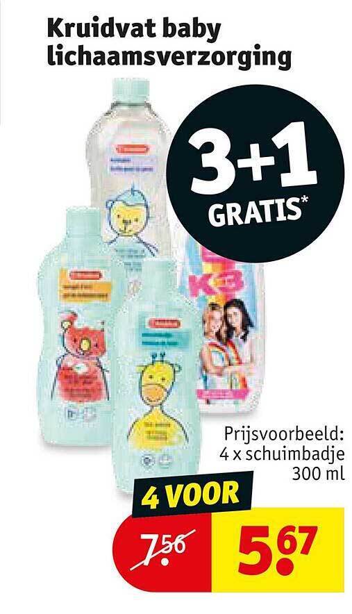Kruidvat baby promotie bij Kruidvat