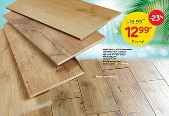 Brico Wand- en vloertegel sandwood aanbieding