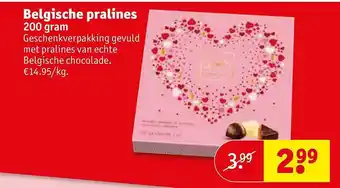 Kruidvat Belgische pralines aanbieding