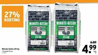 GAMMA Minute beton aanbieding