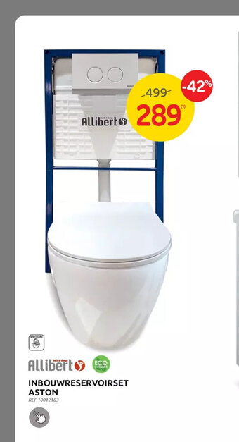 Brico Allibert Inbouwreservoirset Aston aanbieding