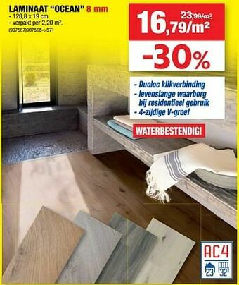 Hubo Laminaat ocean aanbieding
