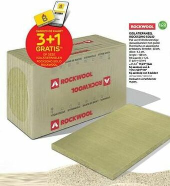 Brico Isolatiepaneel rocksono solid aanbieding