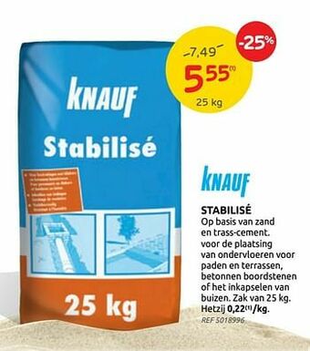 Brico Stabilisé aanbieding