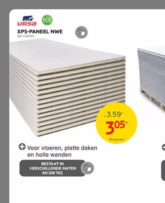 Brico Ursa XPS-Paneel Nwe aanbieding