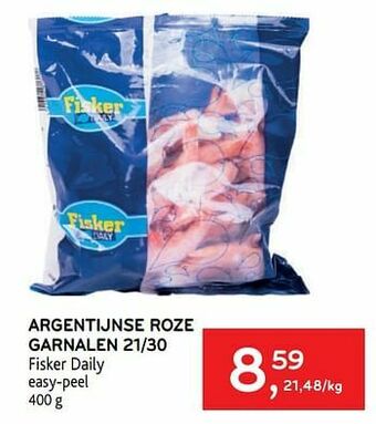 Alvo Argentijnse roze garnalen 21-30 fisker daily aanbieding