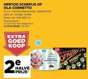Jumbo Cornetto mini dragon aanbieding
