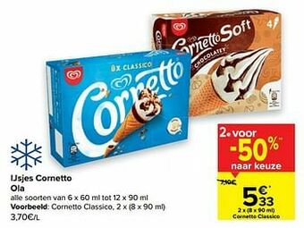 Carrefour Cornetto classico aanbieding
