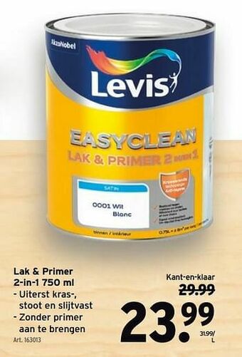 GAMMA Lak + primer 2-in-1 aanbieding