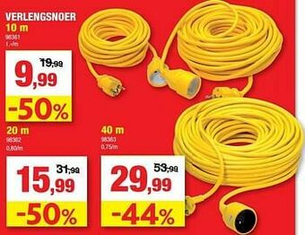 Hubo Verlengsnoer aanbieding