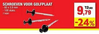 Hubo Schroeven voor golfplaat aanbieding