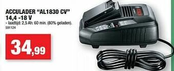 Hubo Bosch acculader al1830 cv 14,4 -18 v aanbieding