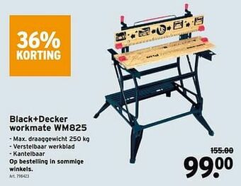 GAMMA Black+decker workmate wm825 aanbieding