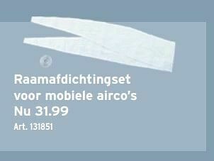 GAMMA Raamafdichtingset voor mobiele airco`s aanbieding