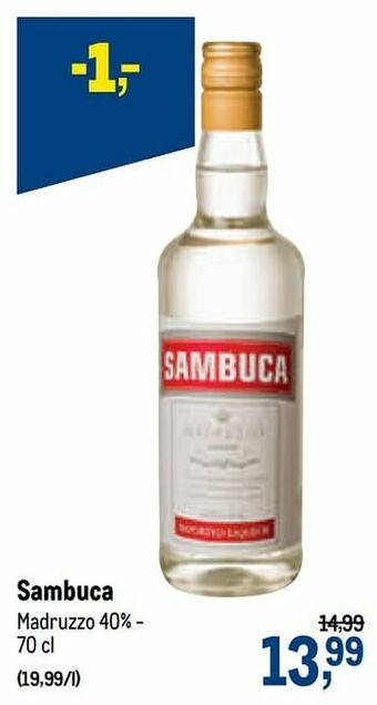 Sambuca madruzzo 40%