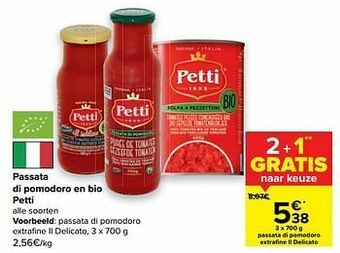 Carrefour Passata di pomodoro extrafine il delicato aanbieding