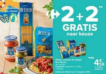 Carrefour Market Spaghetti aanbieding