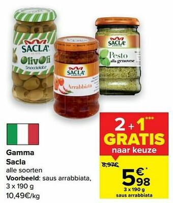 Carrefour Saus arrabbiata aanbieding