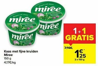 Kaas met fijne kruiden miree