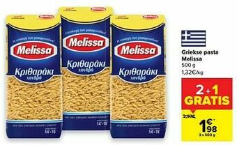 Griekse pasta melissa
