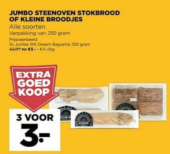 Jumbo Jumbo wit desem baguette aanbieding