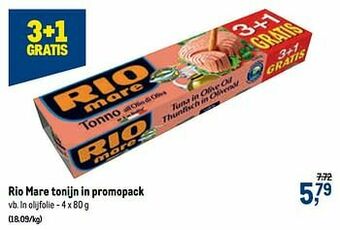 Makro Rio mare tonijn in olijfolie aanbieding