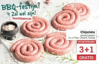 Buurtslagers Chipolata aanbieding