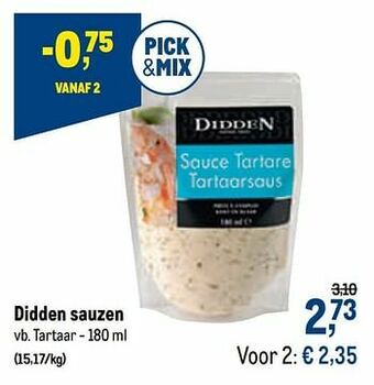 Didden sauzen tartaar