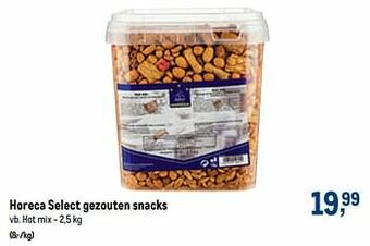 Horeca select gezouten snacks hot mix