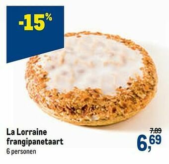 La lorraine frangipanetaart