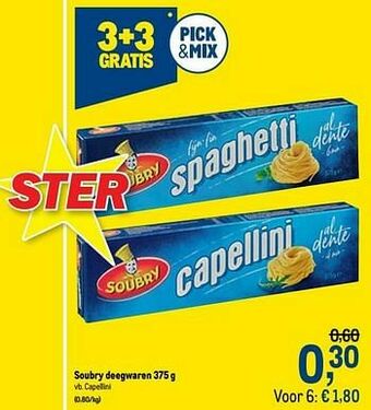 Soubry deegwaren capellini