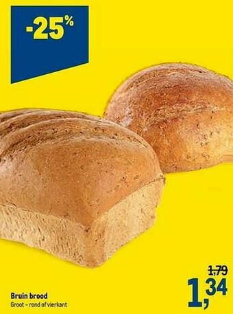 Makro Bruin brood aanbieding
