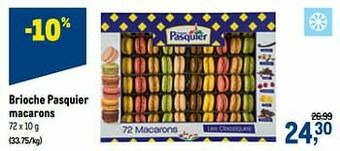 Brioche pasquier macarons