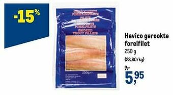 Hevico gerookte forelfilet
