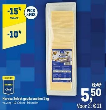Makro Horeca select gouda sneden jong aanbieding