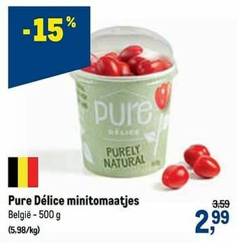 Makro Pure délice minitomaatjes aanbieding