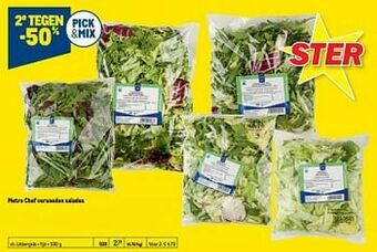 Metro chef versneden salades ijsbergsla - fijn