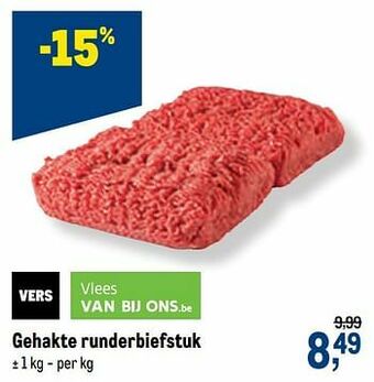 Gehakte runderbiefstuk