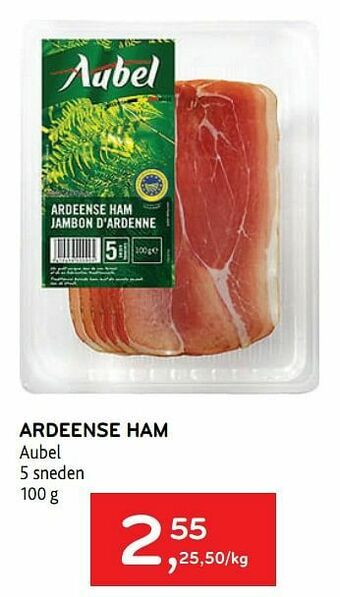 Alvo Ardeense ham aubel aanbieding