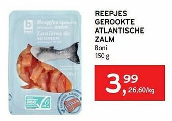 Alvo Reepjes gerookte atlantische zalm boni aanbieding