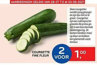 Alvo Courgette fine fleur aanbieding